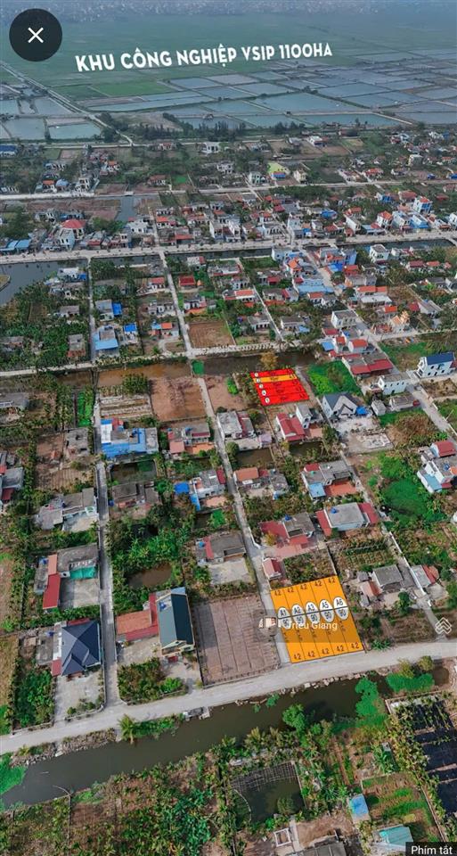 (quý hiếm) đi bộ ra vsip chỉ 800m, lô đất vuông vắn, giá chỉ 1,2 tỷ 1 lô, sổ đỏ sẵn sàng giao dịch