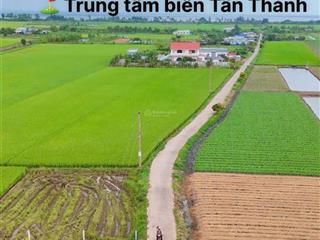 Còn 2 nền 6x20m đường bê tông xe tải gần kdl đồng diều trung tâm biển tân thành, giá chỉ 270tr