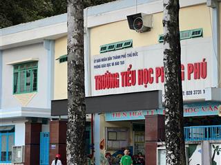 Bds hvl nc bán nhà nhà mặt tiền đình phong phú  đối diện trường học