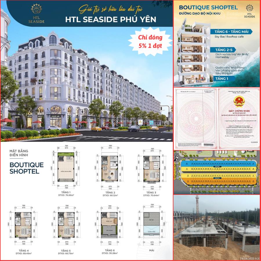 Chiết khấu lên đến 1,5 tỷ shophouse htl seaside giá 6.7 tỷ/căn 6 tầng. 0985 999 ***