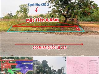 Cần bán tđc vai réo sát khu đô thị phú cát city và cnc 2 107,8 m2