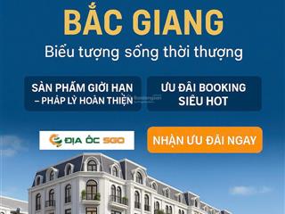 Nhận booking siêu dự án the crown eden bắc giang với chỉ 100tr/1 lô vị trí đẹp dự án