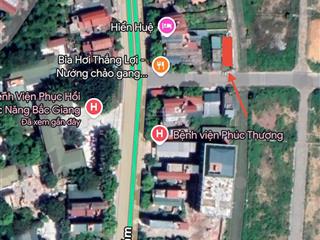 Cần bán lô góc 72,4m2 hướng đông nam cách ql37 20mét mặt tiền 5m vỉa hè thoáng