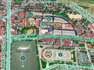 1 lô gần hồ 100mét quảng trường bích sơn lõi trung tâm hành chính bán kính 2km tiện ích đầy đủ