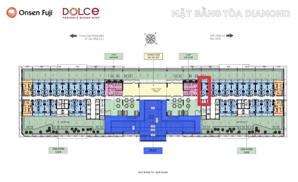 590 triệu nhận ngay căn góc sân vườn studio 6* dolce penisola quảng bình quý iv/2025