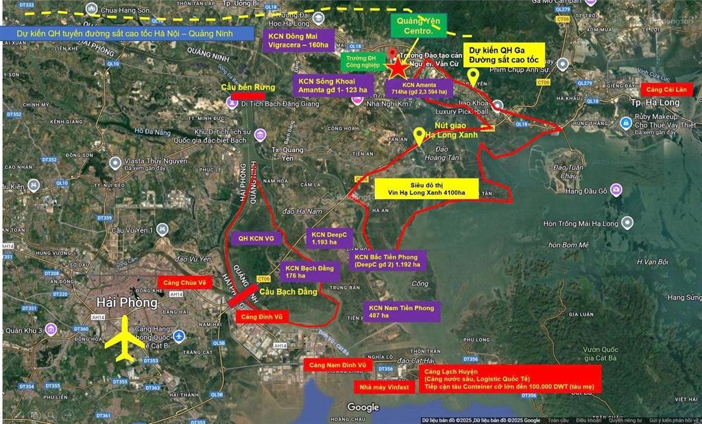 Bán lô góc dự án quảng yên centro cách vinhomes hạ long xanh 15 phút