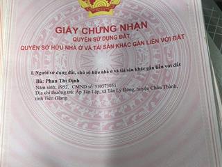 Anh mình cần bán 1011.4m2 cln nằm mặt tiền đường nhựa dân sinh thuộc ấp tân lập. giá 2.2 tỷ