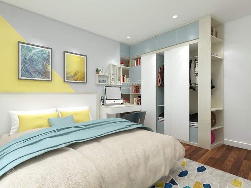 Cần bán căn hộ chung cư ct1a tại kđt thành phố giao lưu  dt 71,1m2, 2pn, bc nam, giá 5,320 tỷ