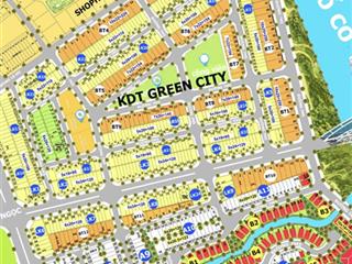 Trục a17.thông sông.hướng đông.đường 11.5m.đối diện biệt thự.ngang 6m .giá rẻ nhất dự án 2.790ty