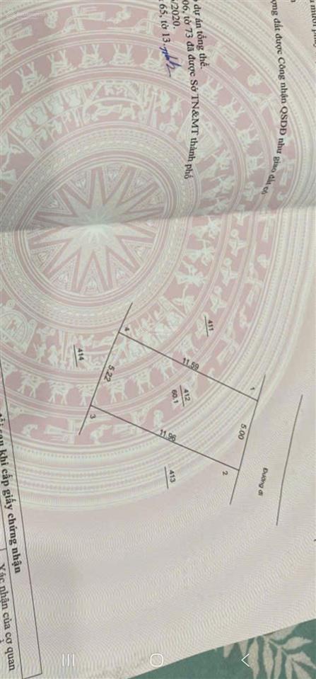 Bán 63m đất thôn cổ liễn xã cổ đông. mt 4m. hậu 4m. đường thông gần đại học quốc gia hòa lạc