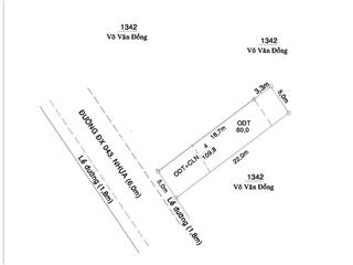Cần bán lô đất mặt tiền đường dx43 phú mỹ ( cách phạm ngọc thạch 80m )