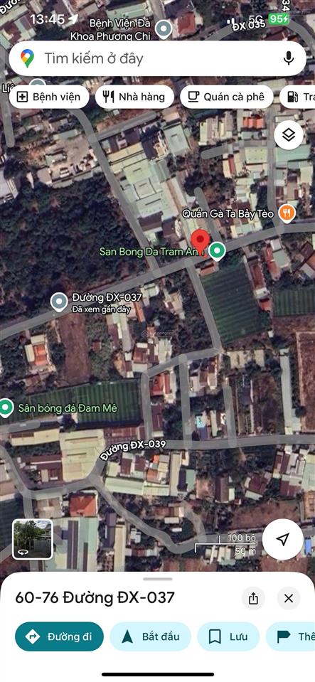 Cần bán lô đất mặt tiền đường dx037, phú mỹ (đối diện sân bóng trâm anh)