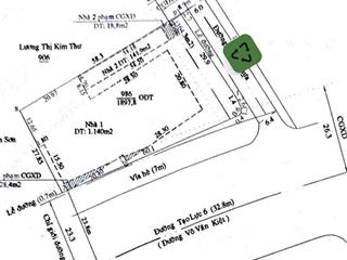 Bán gấp đất mặt tiền đường võ văn kiệt, định hòa, thủ dầu một, bình dương, 35 triệu/m2, 1897.8 m2