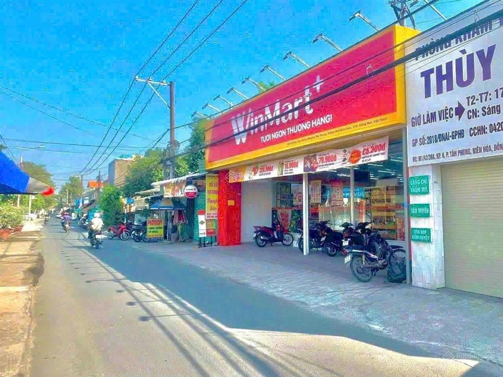 Mặt tiền hồ hoà  190m2, kế bên winmart, trường tiểu học tân phong 1 (tân triều), nguyễn ái quốc