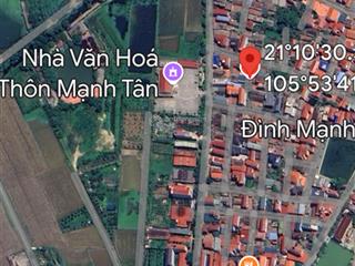 Cần bán 70m2 đất thôn mạnh tân, xã thuỵ lâm
