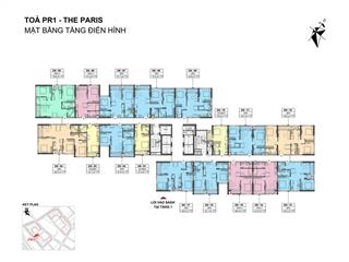 Bán căn hộ 2pn tòa pr5 the paris  vinhomes ocean park, 4,15tỷ, 65,8m2 tại đa tốn, gia lâm, hà nội