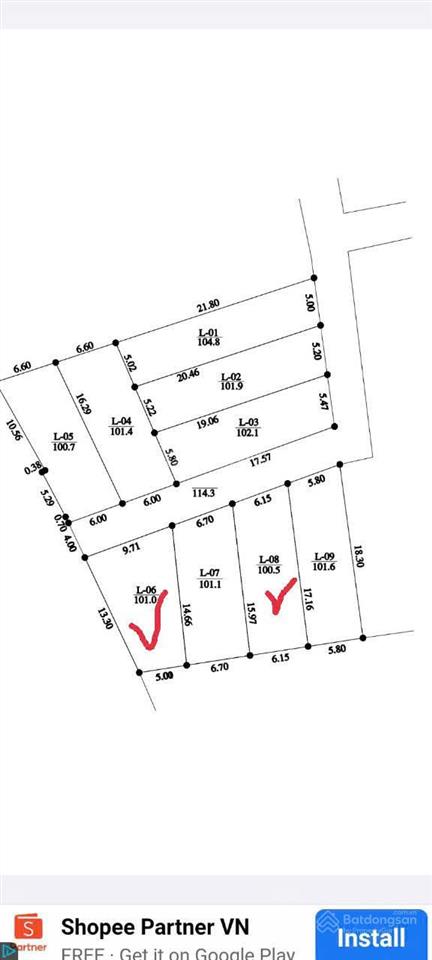 Đất sơn đông, sơn tây sổ đỏ full thổ cư. đường rộng 4m, ô tô 7 chỗ vào tận đất. gần quốc lộ 21