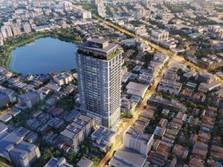 Chính chủ bán ch studio, dt 46m2, toà lancaster 20 núi trúc, giá 7,3 tỷ.  0523 681 ***