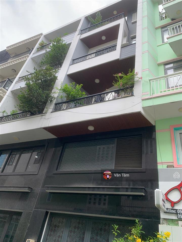 Bán nhà đường nguyễn văn đậu phường 11 quận bình thạnh + hẻm nhựa xe hơi + kết cấu 5 tầng lầu btct