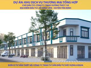 Chuỗi shophouse nằm trong kcn định liên lớn nhất yên định