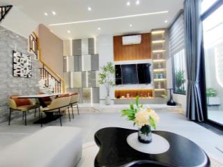 Nhà phố xây mới 100% đường lê văn thọ, phường 9, gò vấp vị trí đẹp sau mặt tiền khu dân trí cao