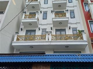 Nhà hẻm thông 8m, dương quảng hàm phường 5, gần tòa án 4x20m 4 lầu 5 phòng 5wc =22 triệu