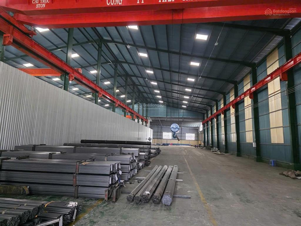 Cho thuê kho xưởng đường quốc lộ 1a. bến lức  nhà xưởng 1.600m2  giá 65 nghìn/m2