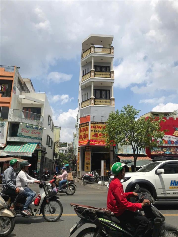 Nhà góc 123a hậu giang cn 60m2 khúc đẹp đông nhất 4 lầu hoàn công đầy đủ