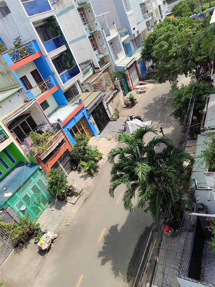 Nhà cư xá phú lâm d sát chợ 4x16 1 lửng 2 lầu 1t