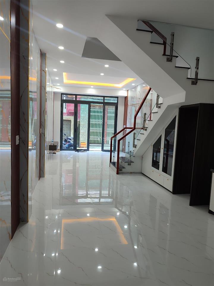 Nhà mới xây hẻm bình tiên 4x12.7 1 trệt 2 lầu 1t 4pn