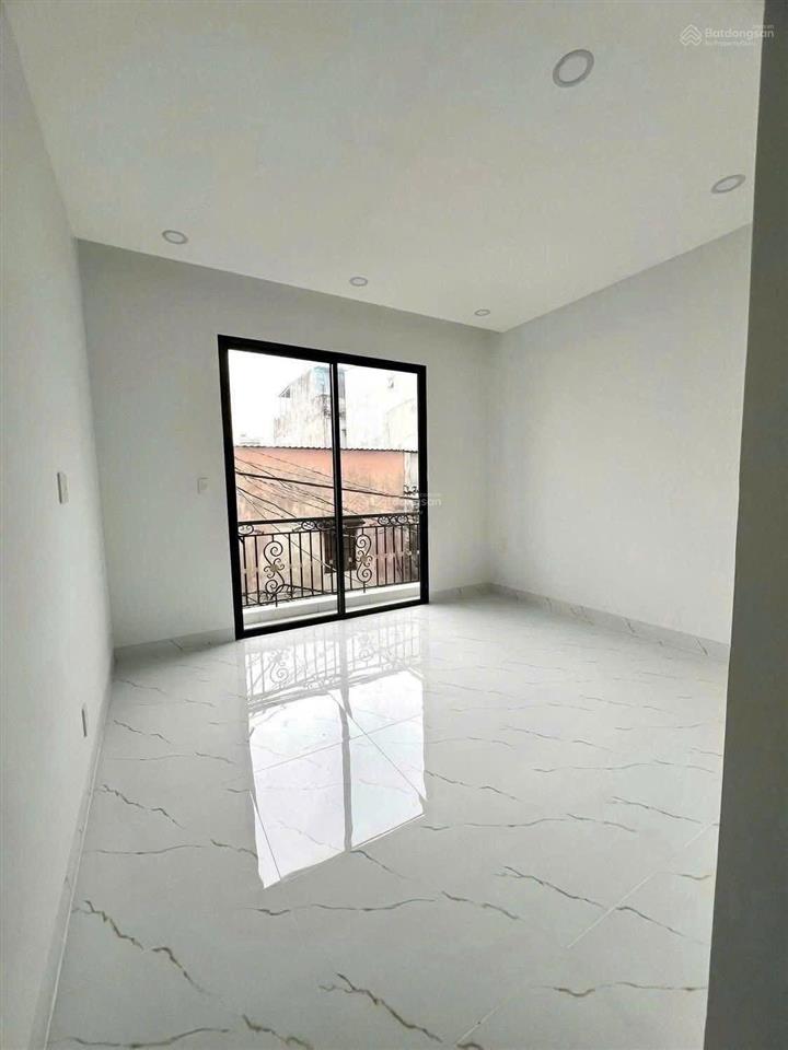 Nhà mới xây hẻm bình tiên 4x12.7 1 trệt 2 lầu 1t 4pn