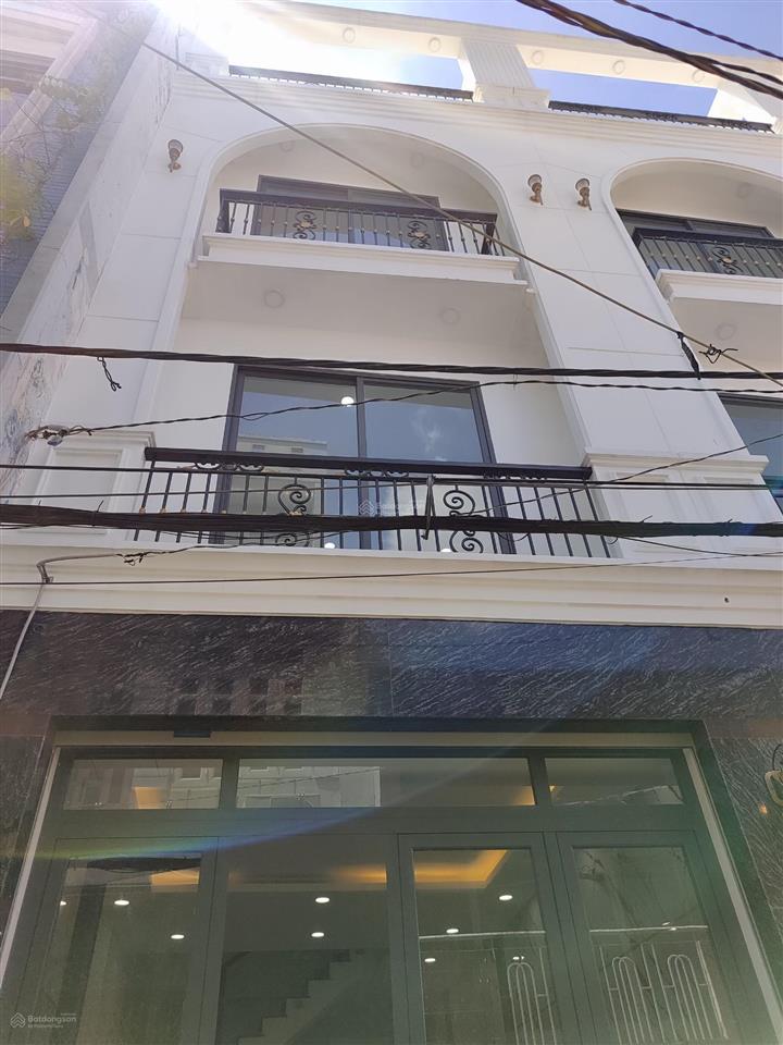 Nhà mới xây hẻm bình tiên 4x12.7 1 trệt 2 lầu 1t 4pn