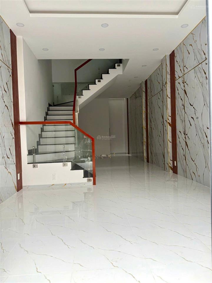 Nhà mới xây hẻm bình tiên 4x12.7 1 trệt 2 lầu 1t 4pn