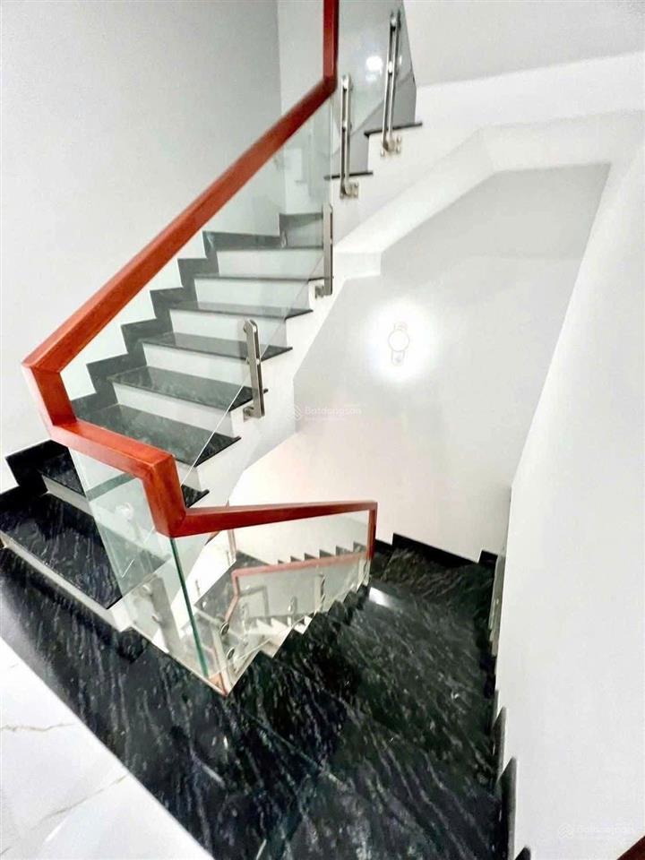 Nhà mới xây hẻm bình tiên 4x12.7 1 trệt 2 lầu 1t 4pn