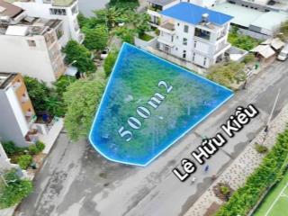 Bán đất 3 mặt đường lê hữu kiều, p. bình trưng tây quận 2 cũ