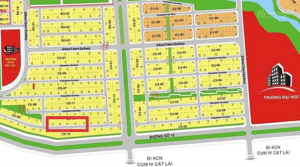 Bán nhanh đất nền nhà phố , khu đô thị cát lái  h  đông nam