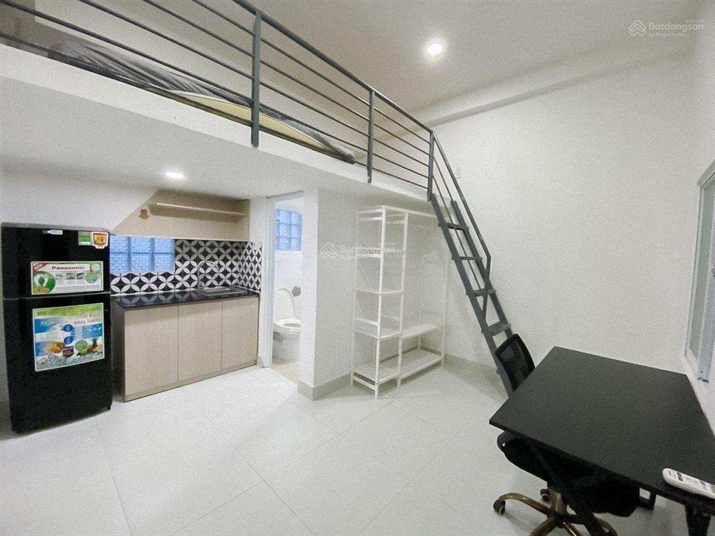 Phòng duplex 20m2  4,7tr, cửa sổ, full nội thất, pccc, thang máy, ngay trần quý cáp q. bình thạnh