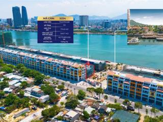 Căn góc shophouse 3 tầng  view sông hàn, cách bến du thuyền 100m, giá gốc từ cdt