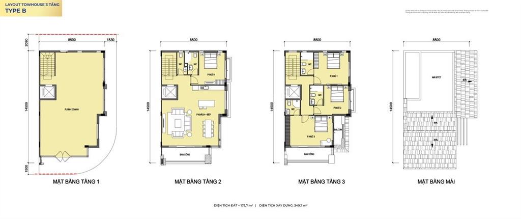 Căn góc shophouse 3 tầng  view sông hàn, cách bến du thuyền 100m, giá gốc từ cđt