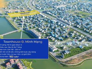 Bán đất đường minh mạng, trục chính đi thẳng ra biển tân trà, giá tốt nhất thị trường