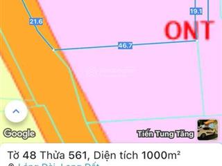 Bán đất mặt tiền đường nhựa  láng dài đất đỏ  thành phố hồ chí minh ngang 21x57m 1000m2/100mtc