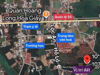 12 lô f0 phước long thọ (nay là xã đất đỏ  tphcm) vị trí mặt tiền đường nhựa tim vàng,