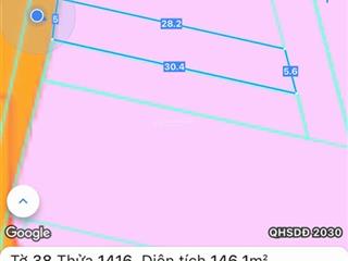Bán lô đất đường nhựa lớn sát kcn xã đất đỏ, tp.hcm diện tích 146m (529) thổ cư 100m