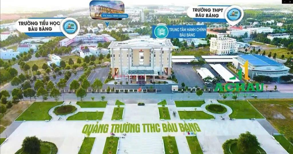 Ngay nhà văn hoá khu a trung tâm hành chính bàu bàng xuất hiện 1 lô sổ sẵn xây dựng tự do