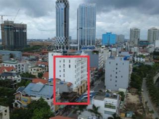 Tòa nhà tuyến 2 lê hồng phong, mặt đường hoàng thế thiện, 535m2 xây 8 tầng, doanh thu 2 tỷ/ tháng