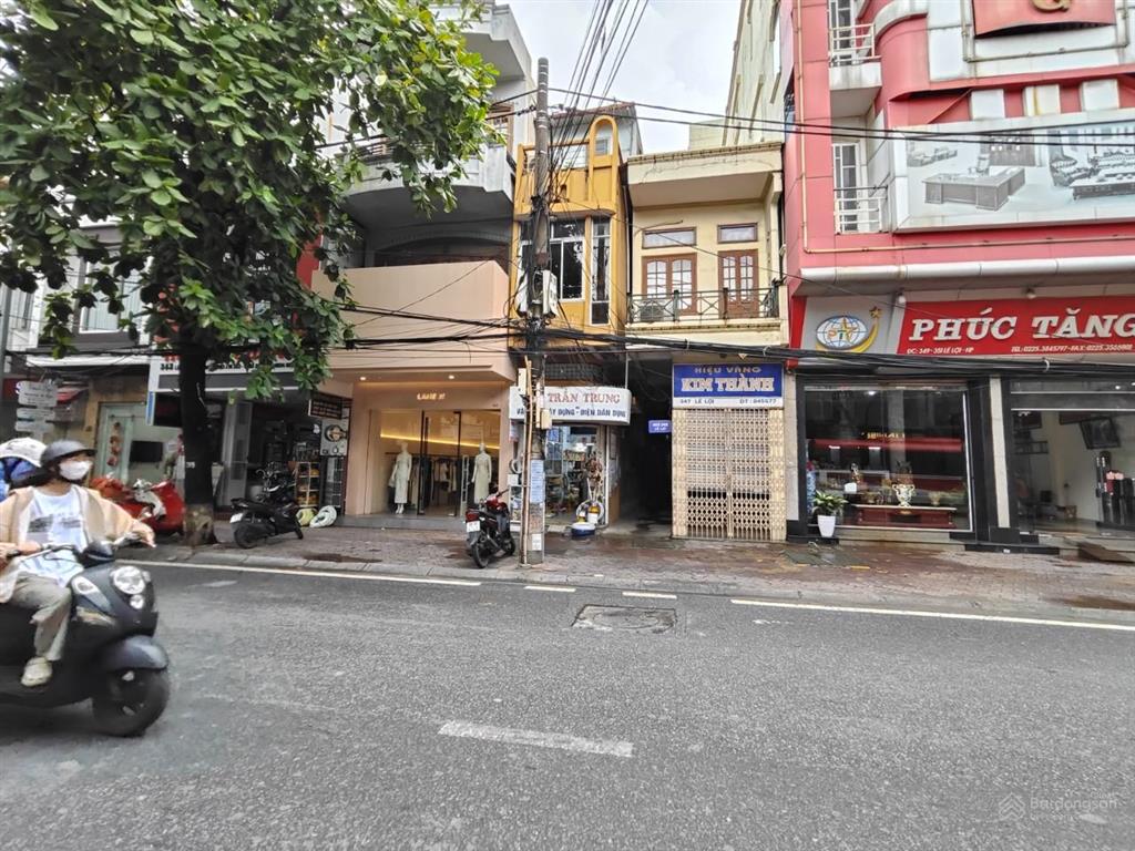 Bán căn mặt tiền cực đẹp mặt đường lê lợi 90 m2 mt 8m 25,5tỷ