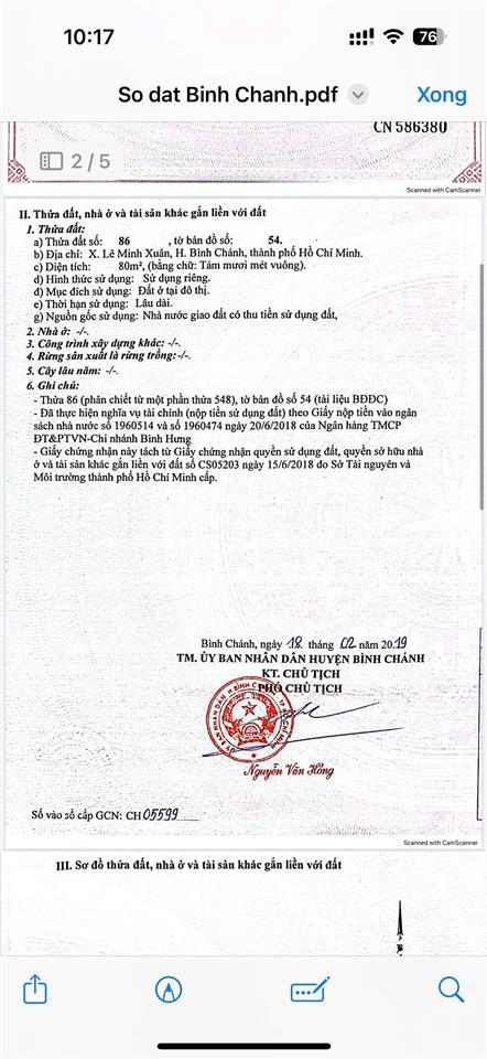 Bán đất đẹp khu dân cư đại phú trần đại nghĩa, lê minh xuân, bình chánh, 2,8 tỷ 80m2 ngang 5 dài 16