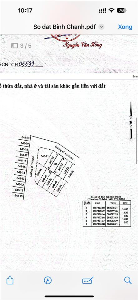 Bán đất đẹp khu dân cư đại phú trần đại nghĩa, lê minh xuân, bình chánh, 2,8 tỷ 80m2 ngang 5 dài 16