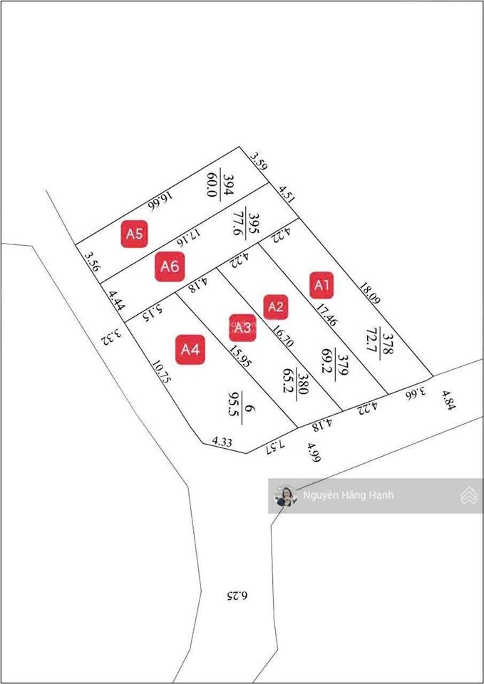Bán mảnh đất siêu phẩm hòa thạch gần đường ôtô tránh kd giá rẻ 73m giá 2.1tỷ