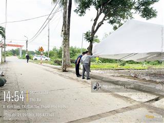 Bán lô đất đẹp giá rẻ tại kim sơn, sơn tây đường thông 3 tô tránh cạnh ql21 207m nhỉnh 4tỷ